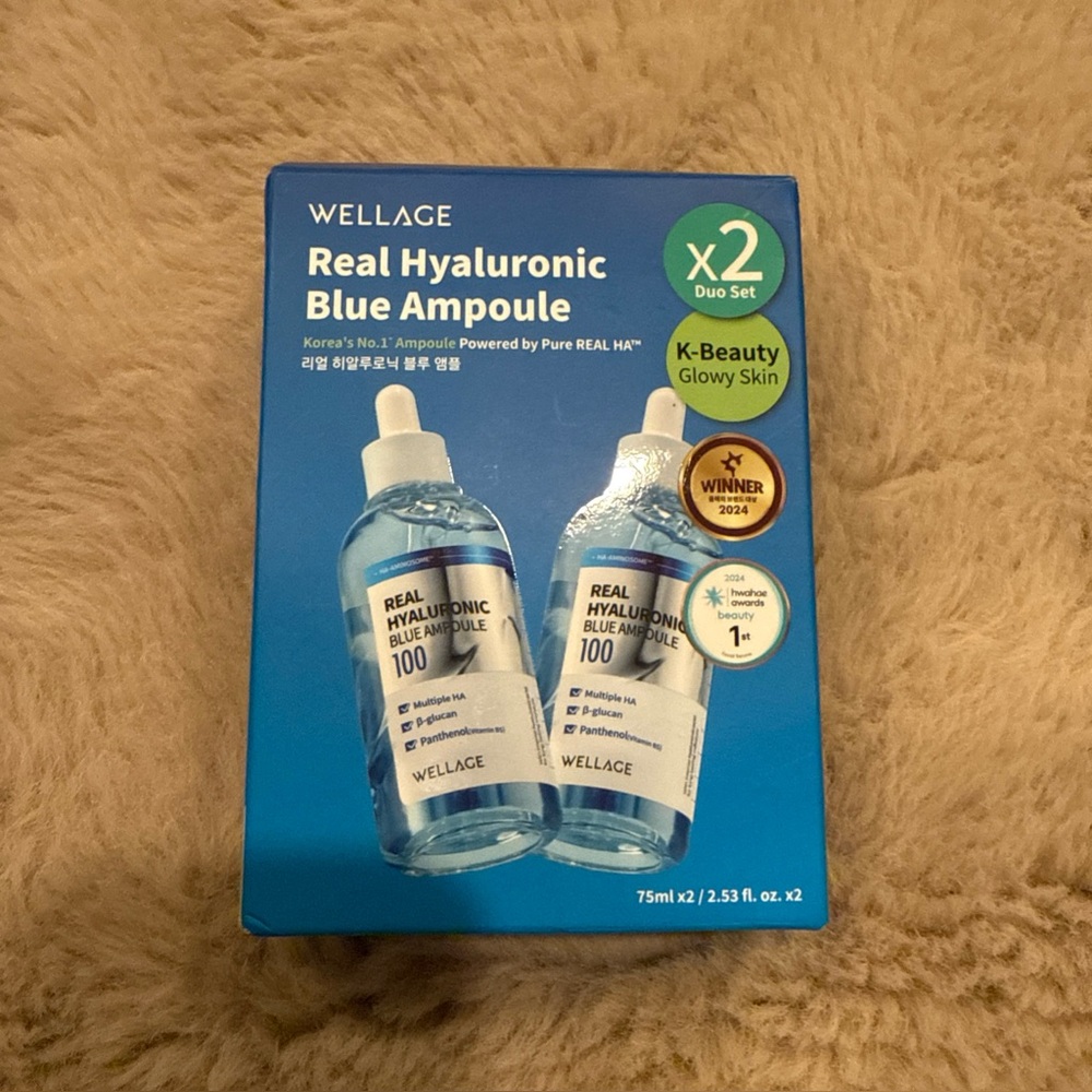 Wella Blue Hyaluronic Ampoule Duo Set
